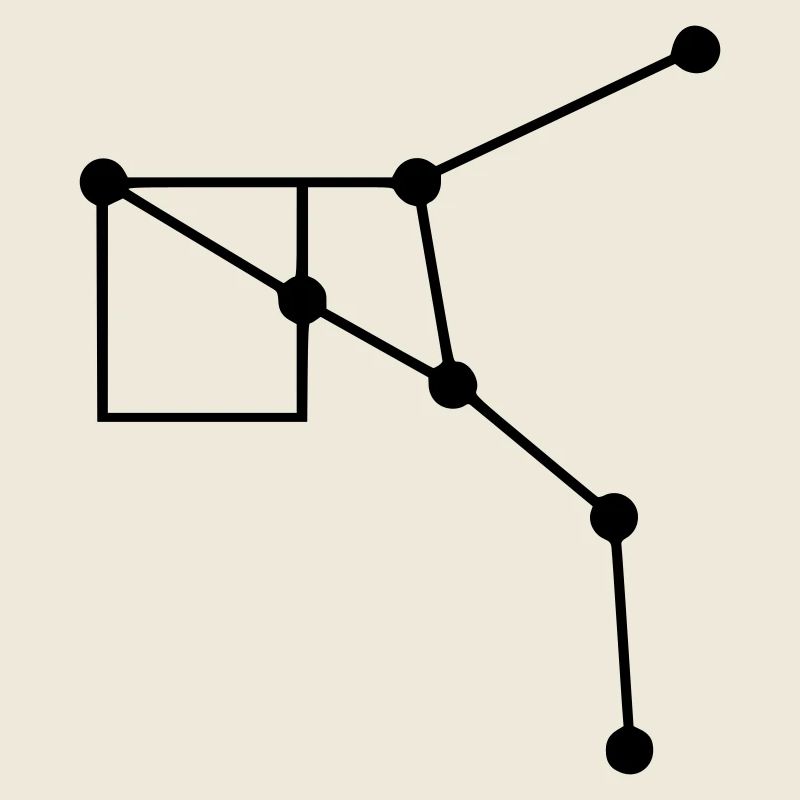 Sternbild Geometrie Linien