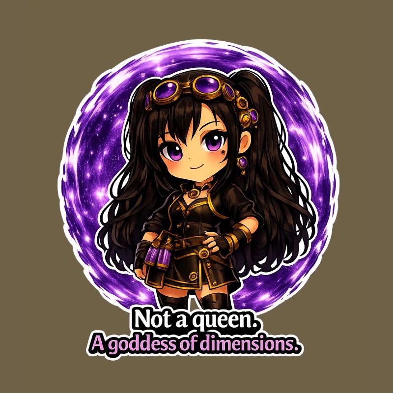Déesse des Dimensions Lune – Steampunk Chibi