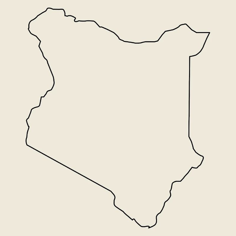 Plan de la carte du Kenya
