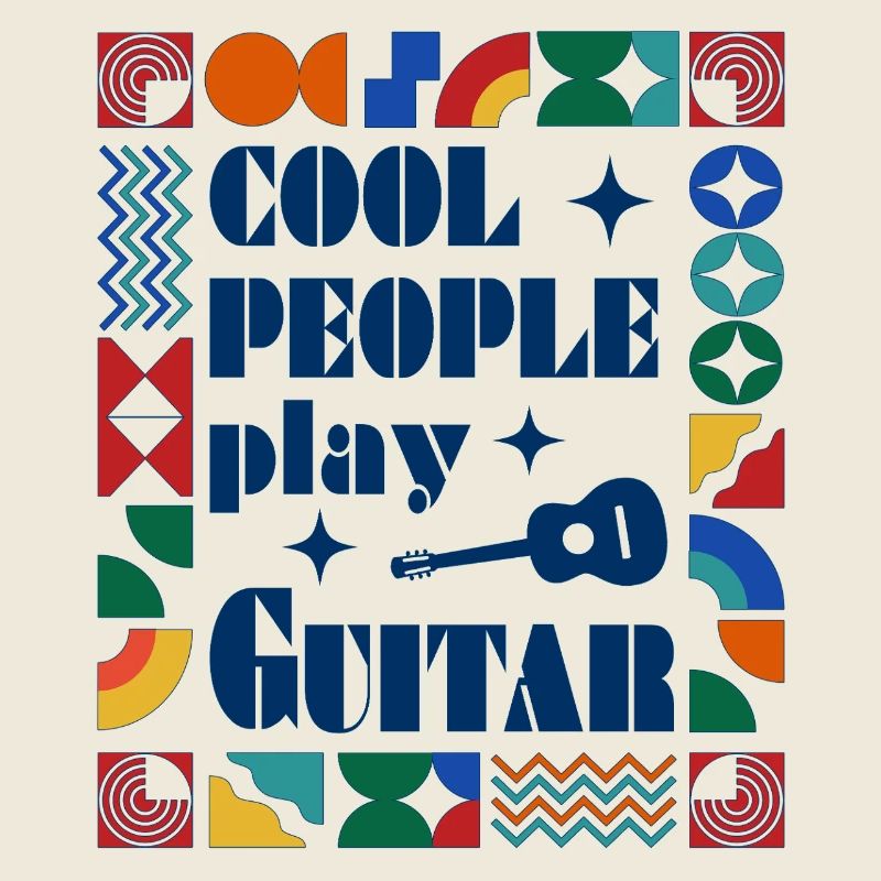 Les gens cool jouent de la guitare