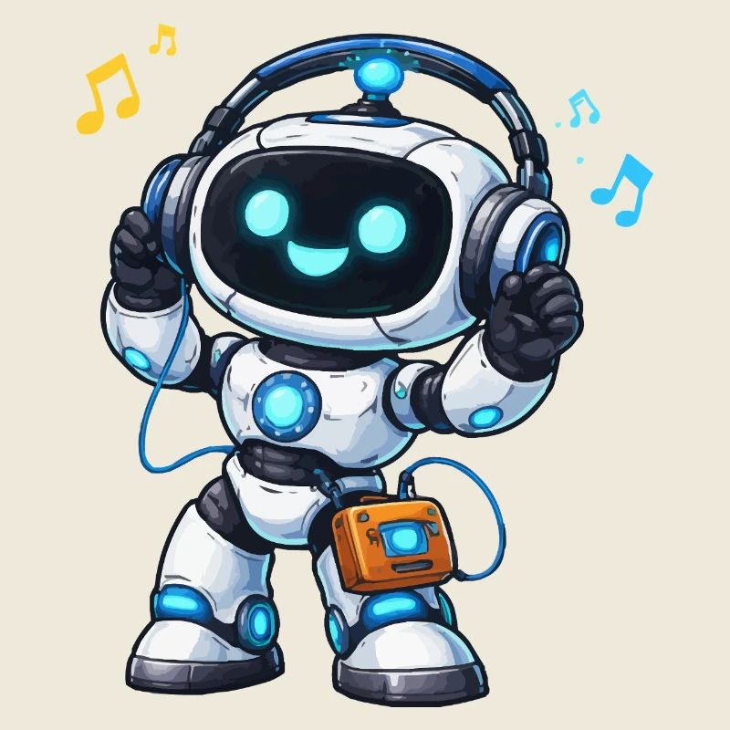 DJ robot spatial avec casque