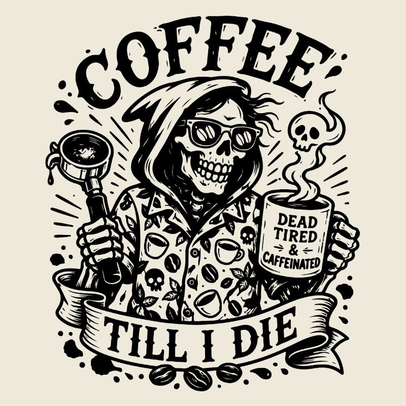 Sans café sans moi, café jusqu’à ma mort...