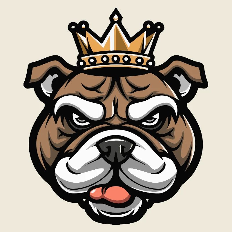 Bulldog Dog Crown