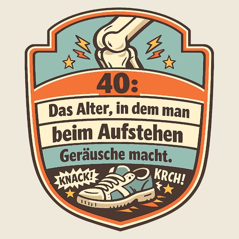 40 Das Alter Beim Aufstehen Geräusche