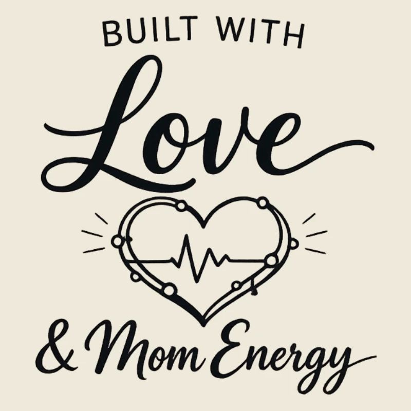 Built with Love & Mom Energy – Modern Minimal