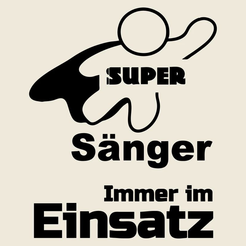 Super Sänger, Musik,Berufe, Sprüche, Geschenk
