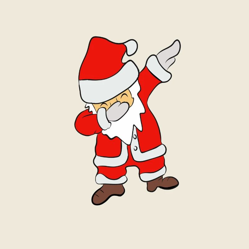 Dabbing Tanzender Nikolaus