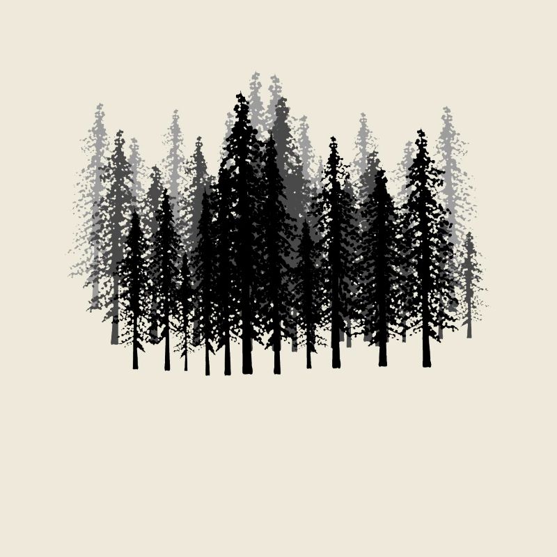Forest Forests Forester Hunter Gift Idea Camping