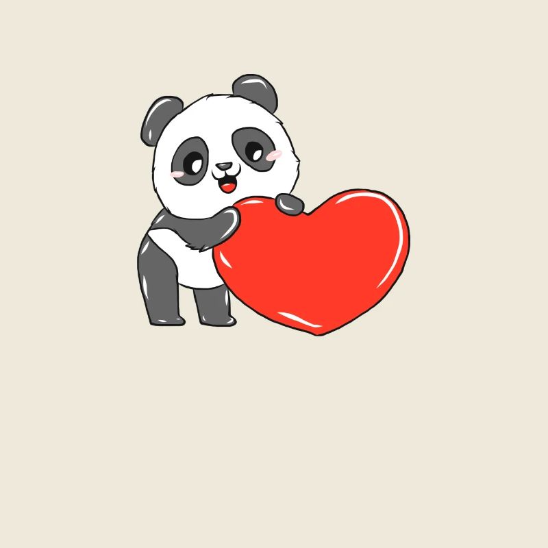 Coeur de panda