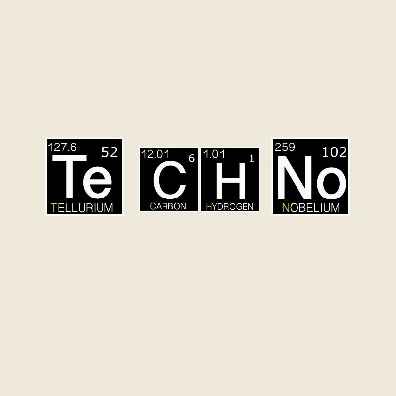 Techno Chem Periodensystem-Style