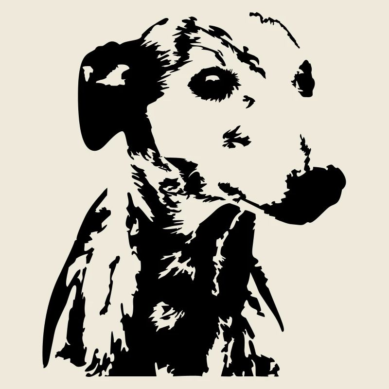 Tête de whippet