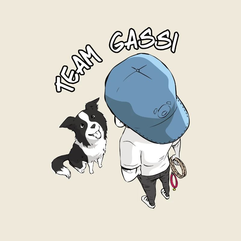 Team Gassi Cartoon Design