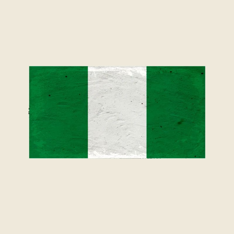 Texture du drapeau du Nigeria