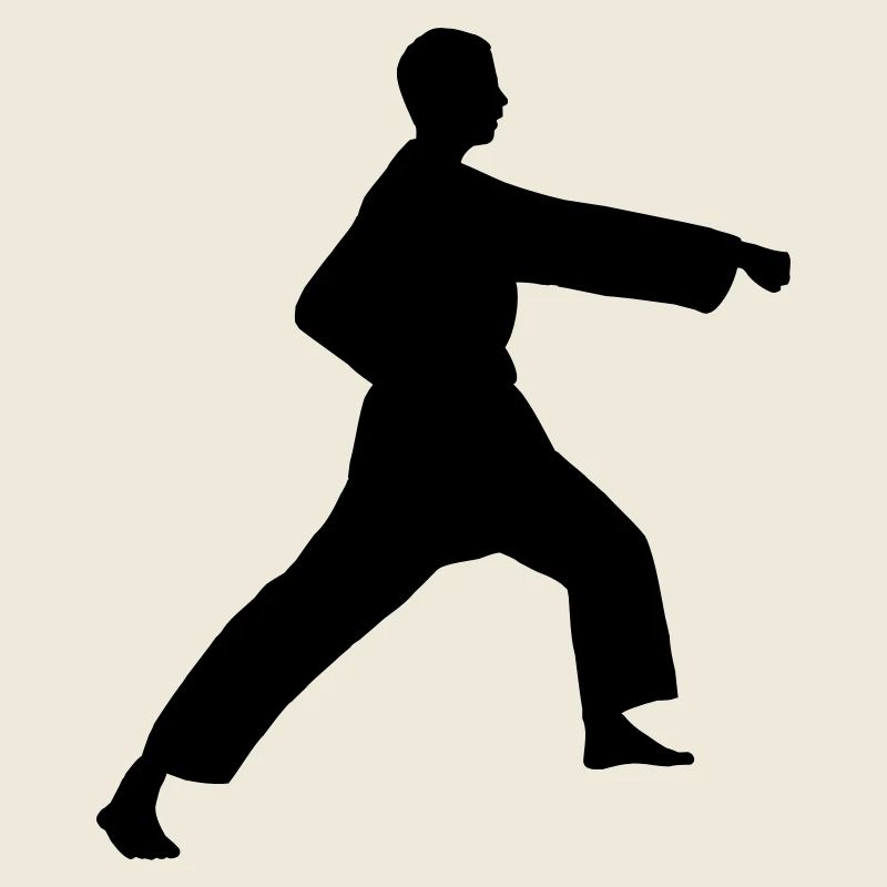 Punch karaté ou teakwondo punch
