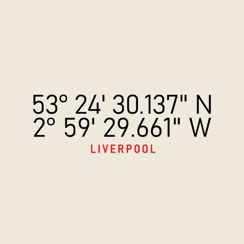 Coordonnées de Liverpool