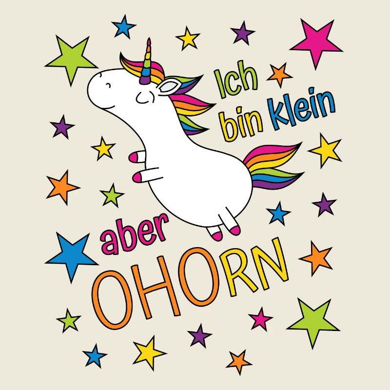 Einhorn Ich bin klein aber ohorn - klein aber oho