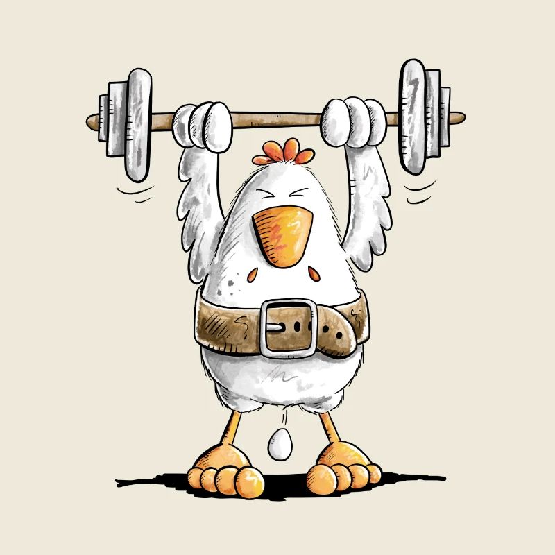 Strong Chicken I Workout I Weight Training