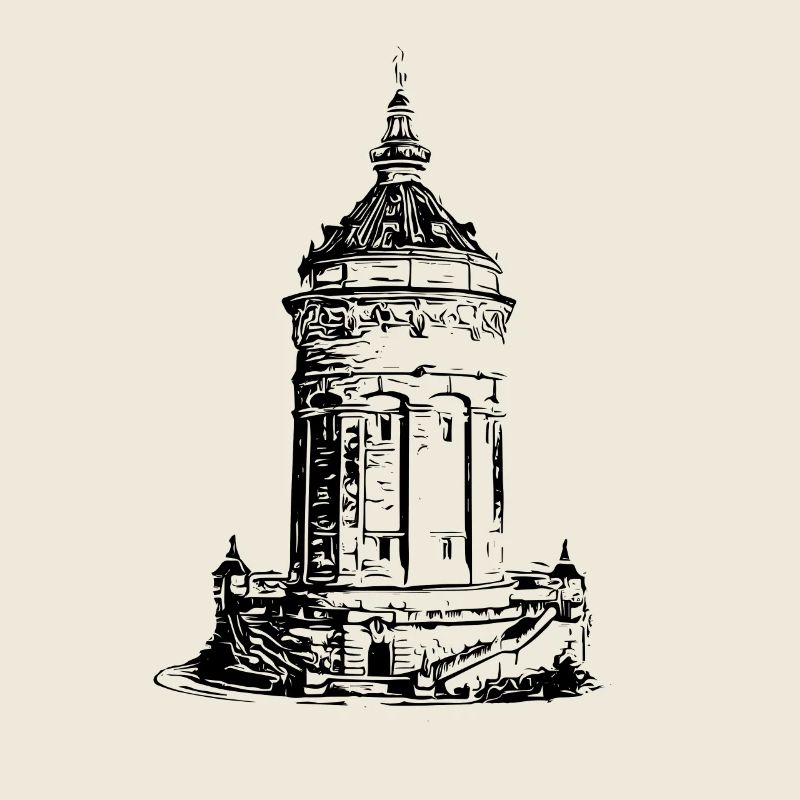 Château d’eau de Mannheim Mannheim