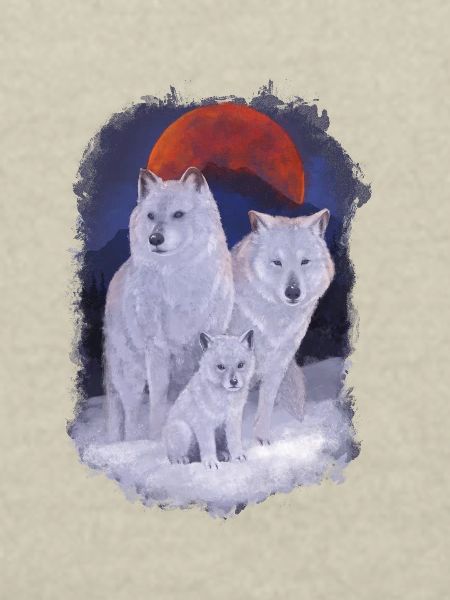 Wolfsfamilie