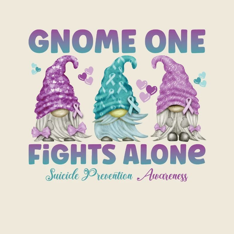 Gnome One Fights Suicide Prevention