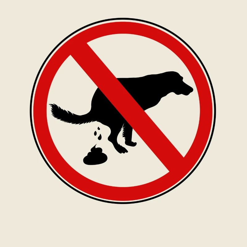 Hundescheiße Verbotsschild 