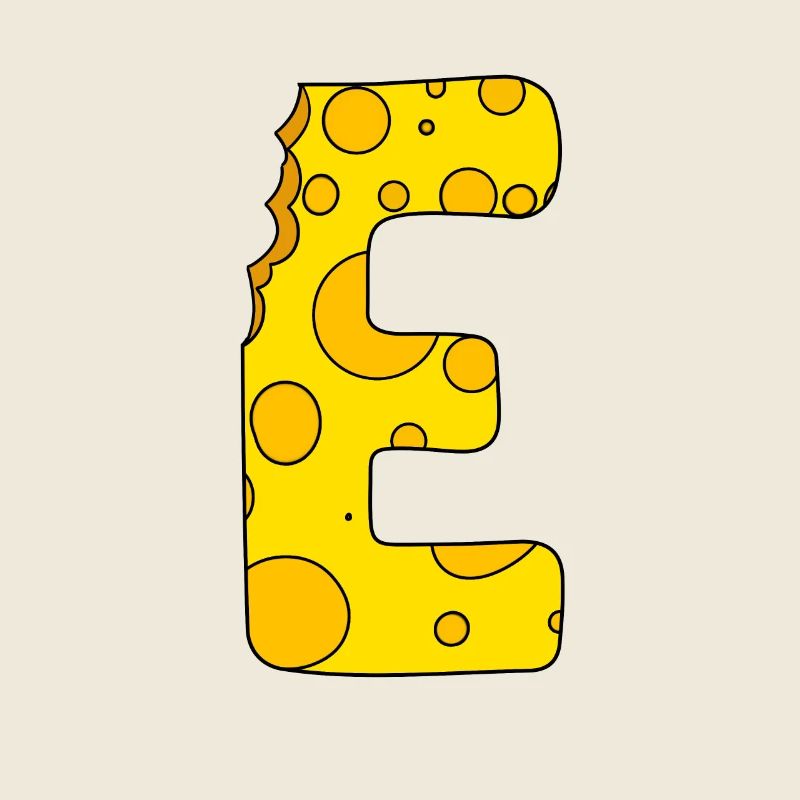 Letter E
