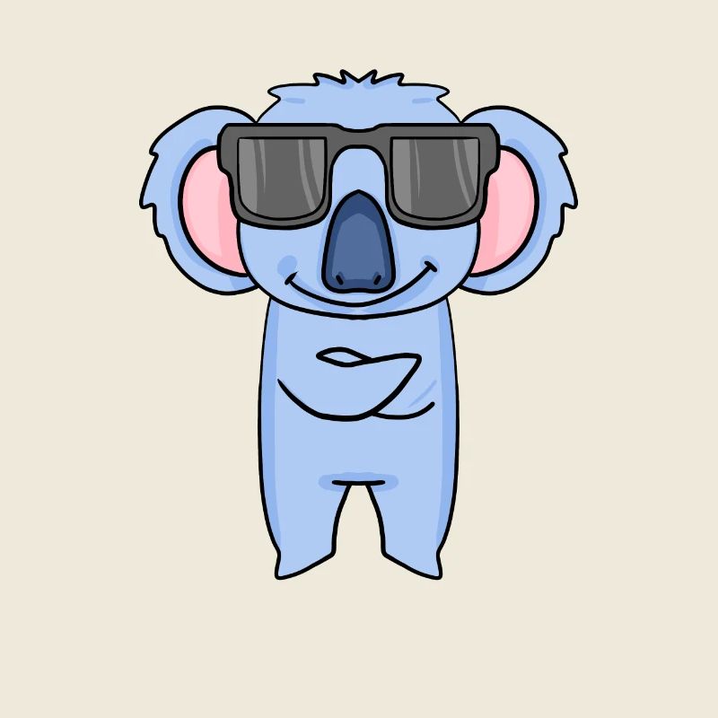 Koala mit Sonnenbrille