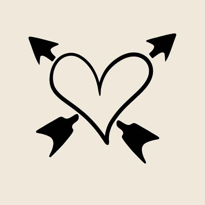 Herz Pfeile Liebe