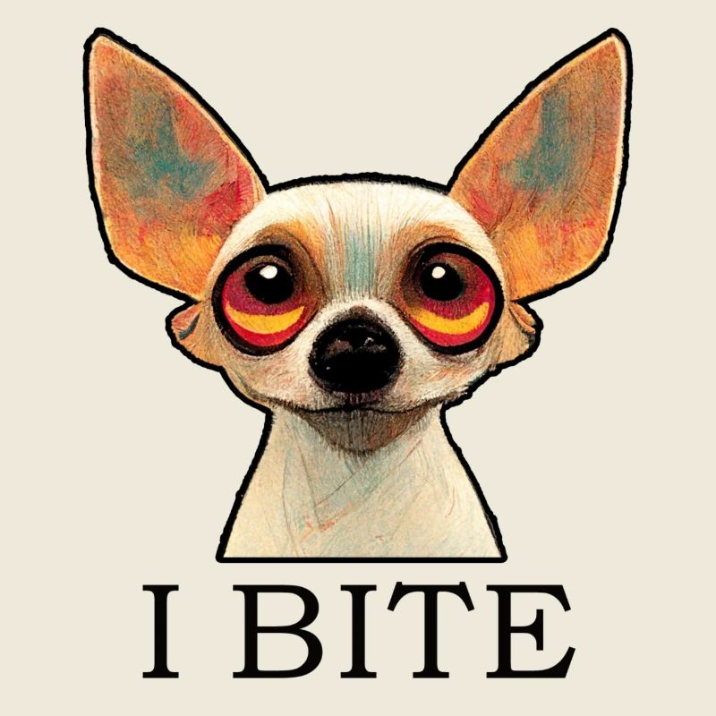 chihuahua - i bite, chihuahua I bite