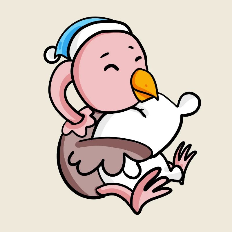 Bébé autruche