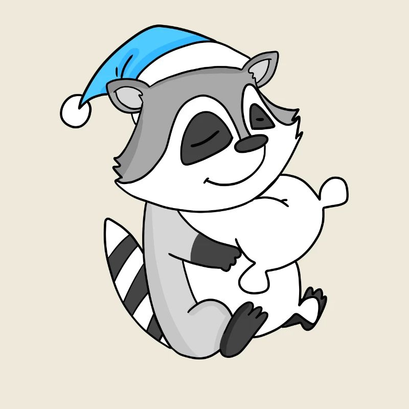Bébé raton laveur