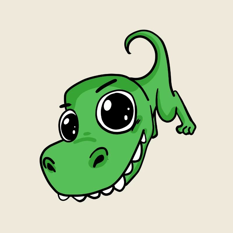 Dinosaur Big Face - Dinosaur Head