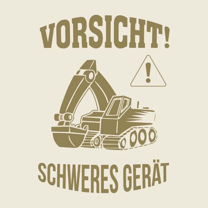 Bagger Baggerfahrer Baugeräteführer Schweres Gerät