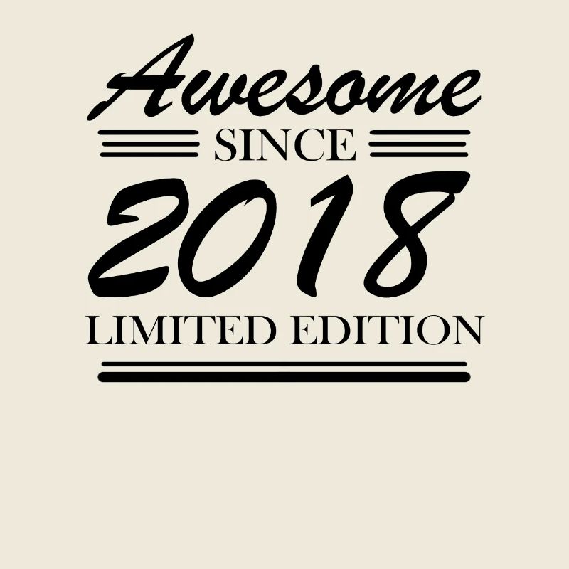 2018 - Né 2018 - Année de naissance 2018