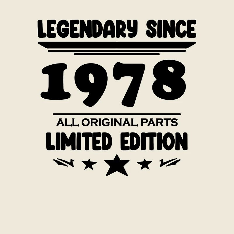 1978 - Né 1978 - Année de construction 1978