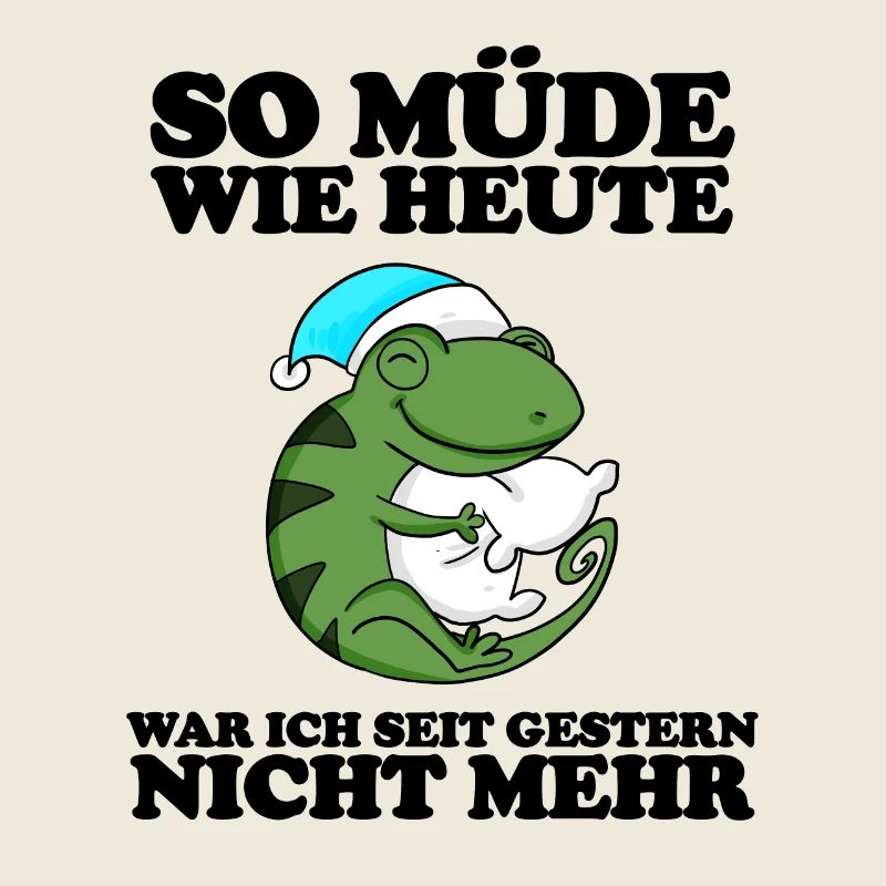 Müde Spruch lustig