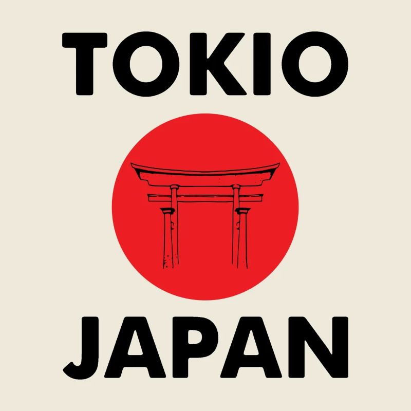 Tokyo Japon Torii Description du design graphique : Strong