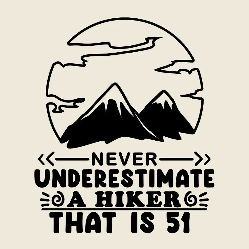 Berg Wanderer 51. Geburtstag 51 Jahre alt Geschenk