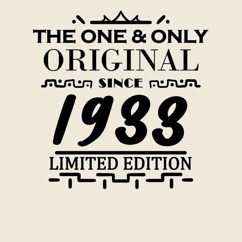 1933 - Année de construction 1933 - Né en 1933