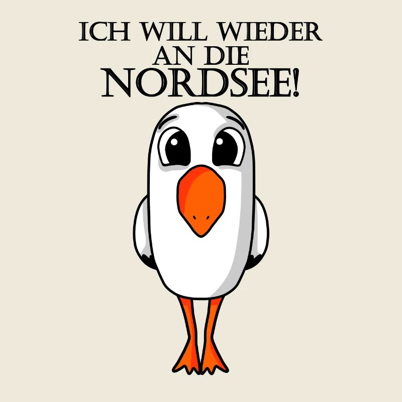 Nordsee Plattdeutsch Spruch Moin Möwe