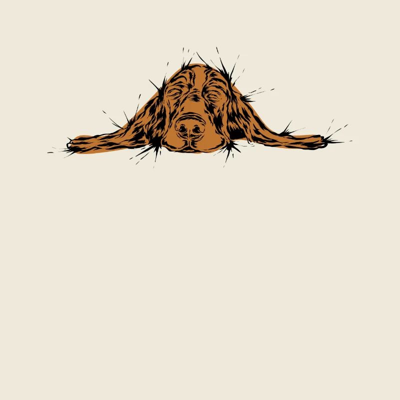 Chien fatigué