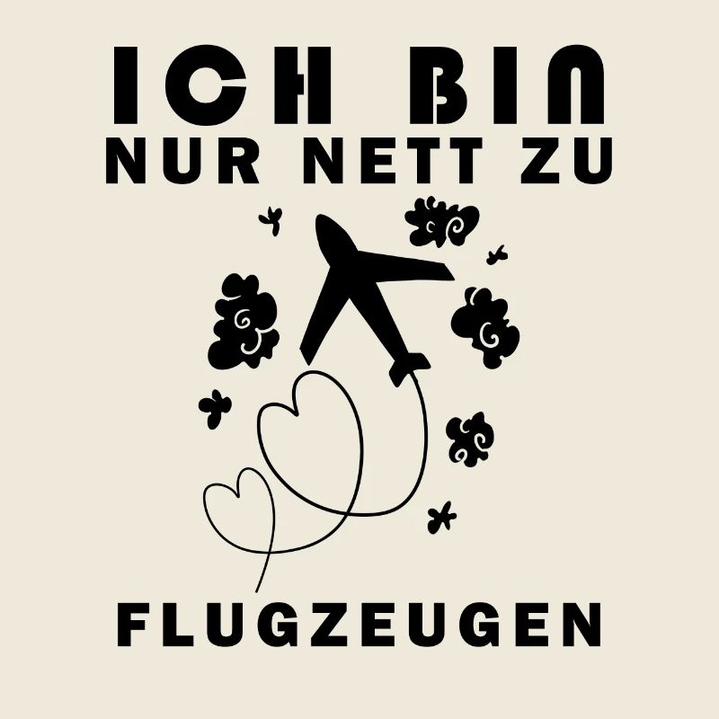 Flugzeug Spruch Geschenk