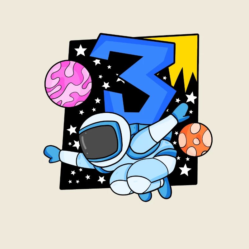 3 Jahre alt Junge Astronaut