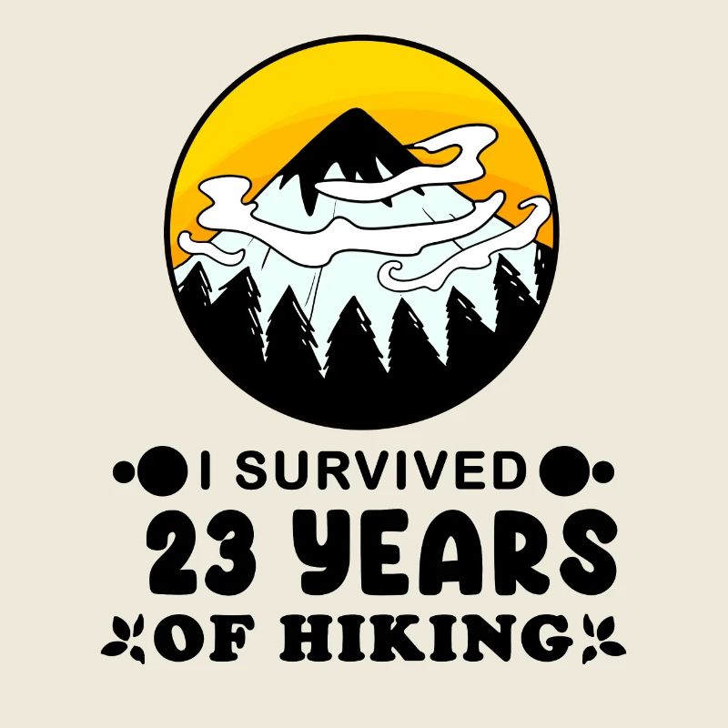 23. Geburtstag Wanderer 23 Jahre alt Gipfel Berge