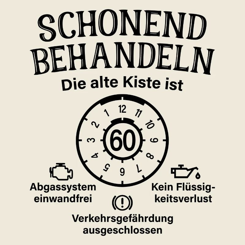 60. Geburtstag Alte Kiste 60 Schonend Behandeln