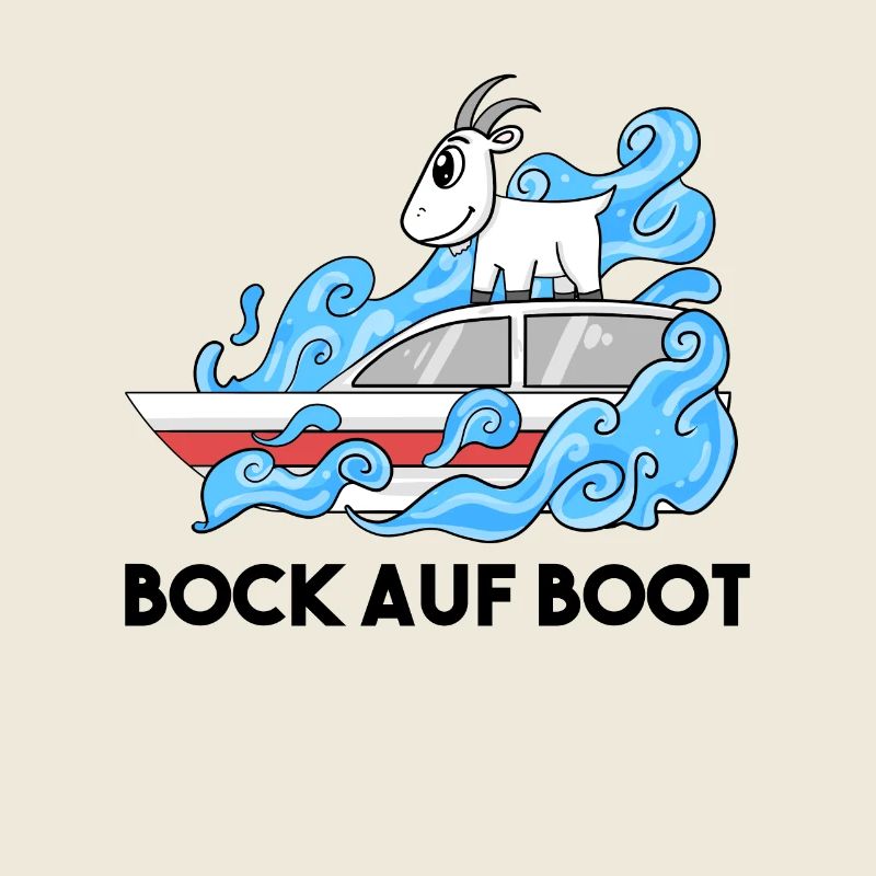 Ziege Boot Lustig