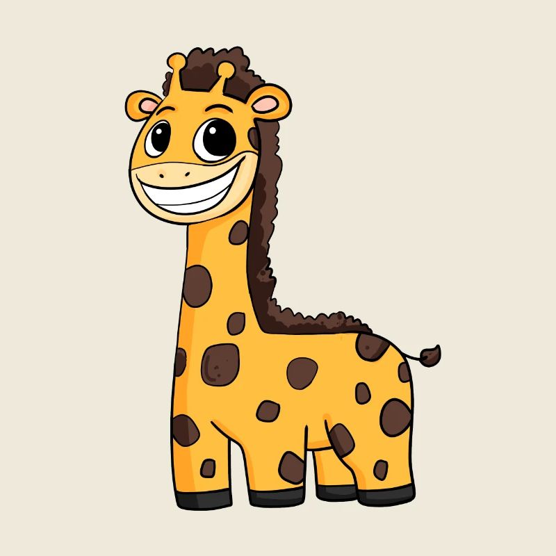 Giraffe Kinder Motiv Niedlich