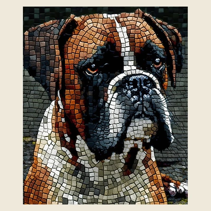 Boxerhund Mosiac