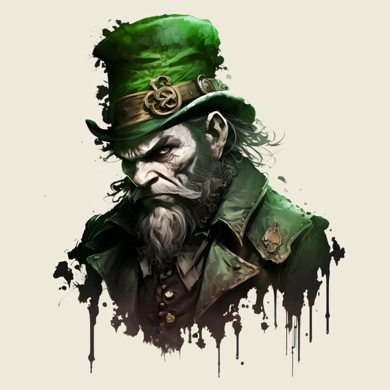 Untoter Leprechaun mit Hut