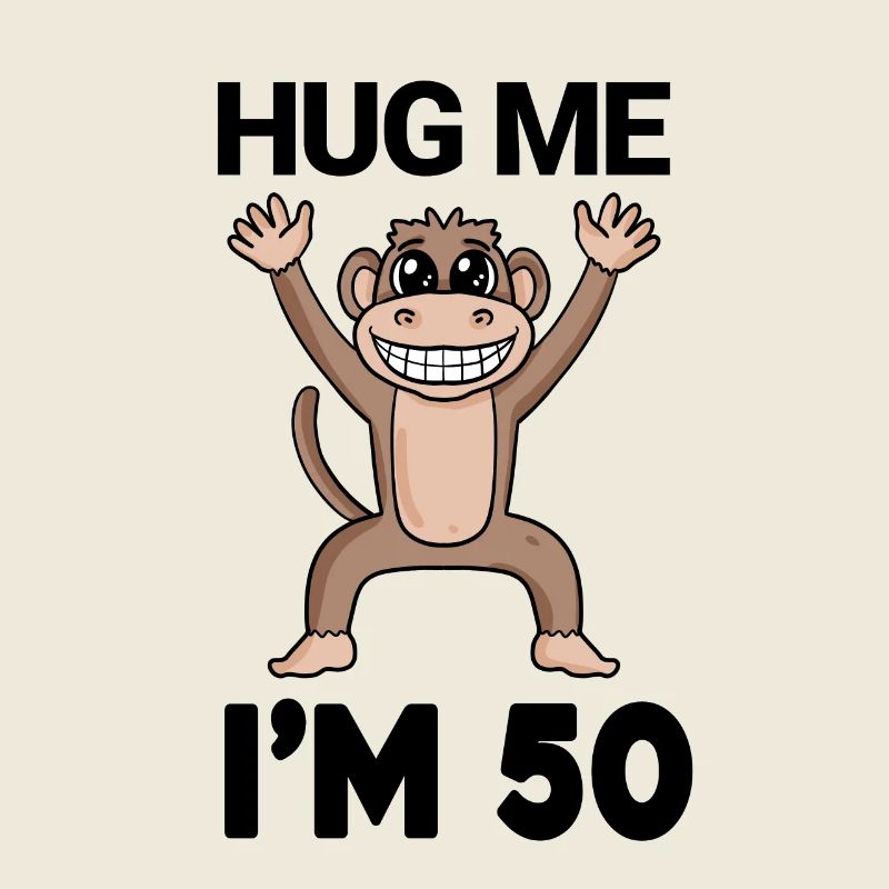 50 birthday - 50 years - hug